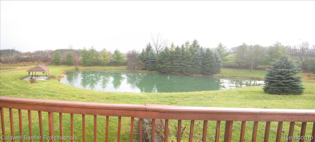2879 Klam Road Lapeer, MI 48446 - Photo 9 of 11 View of the Pond from Deck