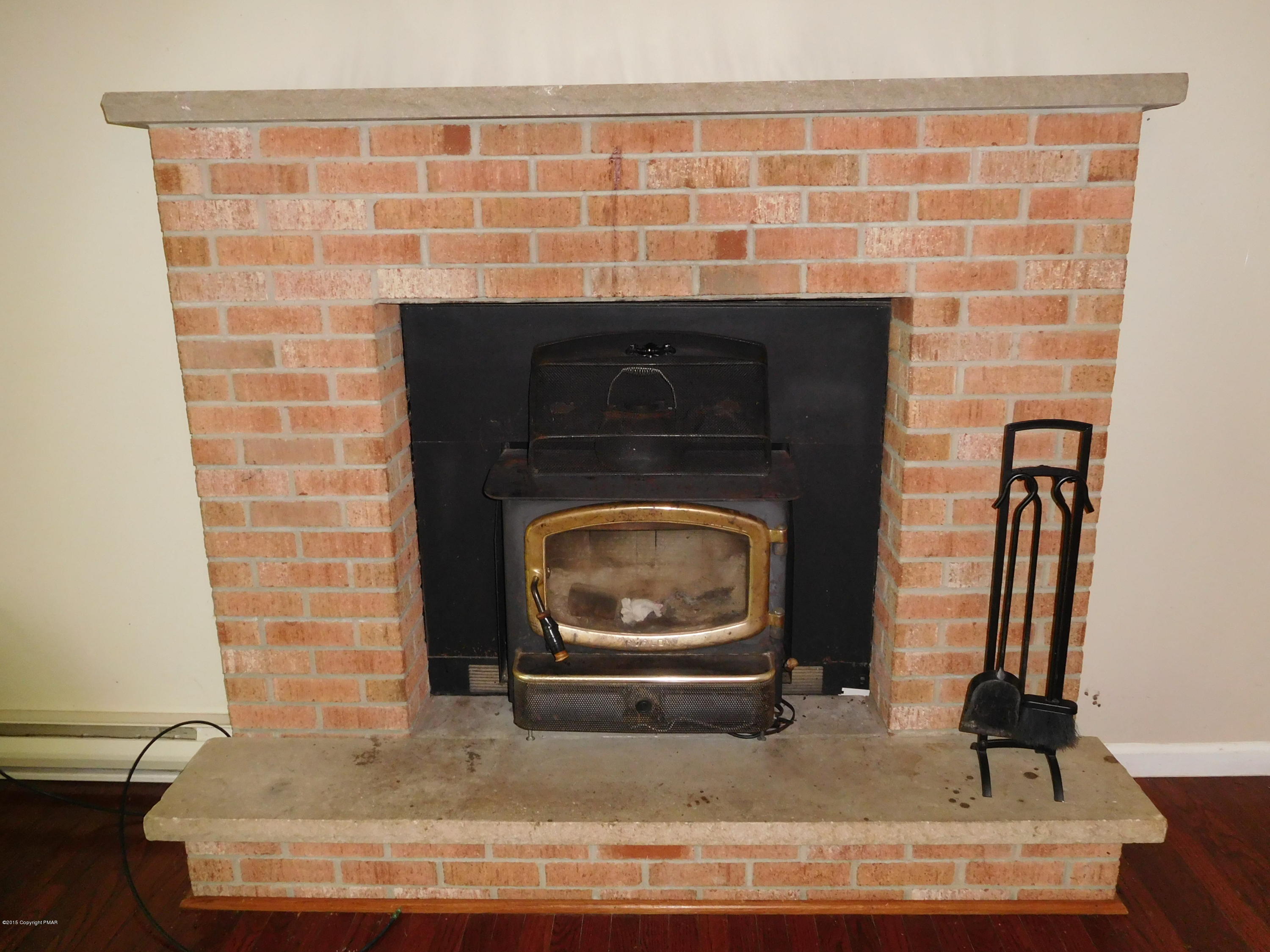 142 Blue Ridge Drive Cresco, PA 18326 - Photo 6 of 37 Brick Fireplace