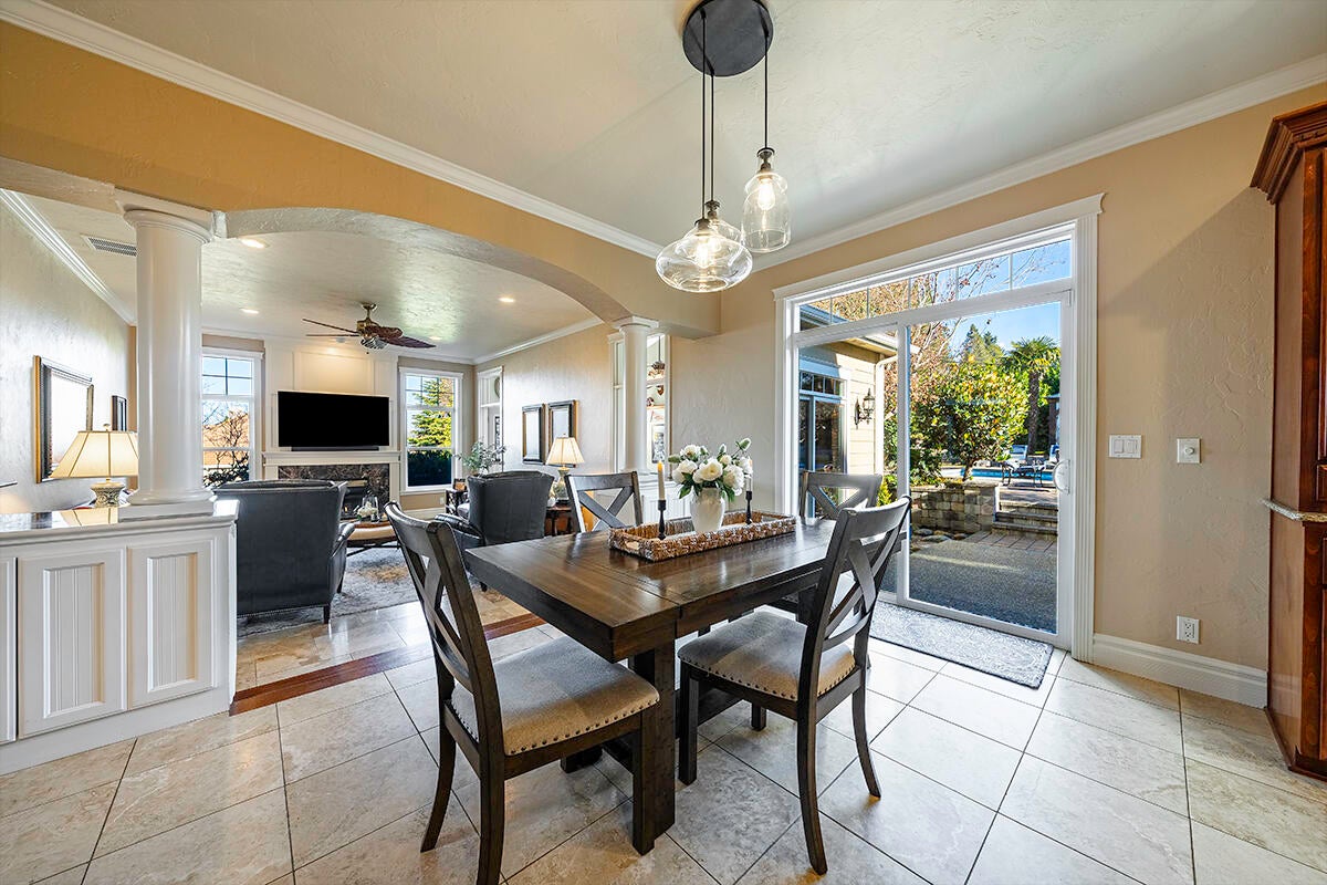 3343 Lone Pine Road Medford, OR 97504 - Photo 13 of 47 Breakfast Nook Opens Naturally To The Backyard & Living Areas