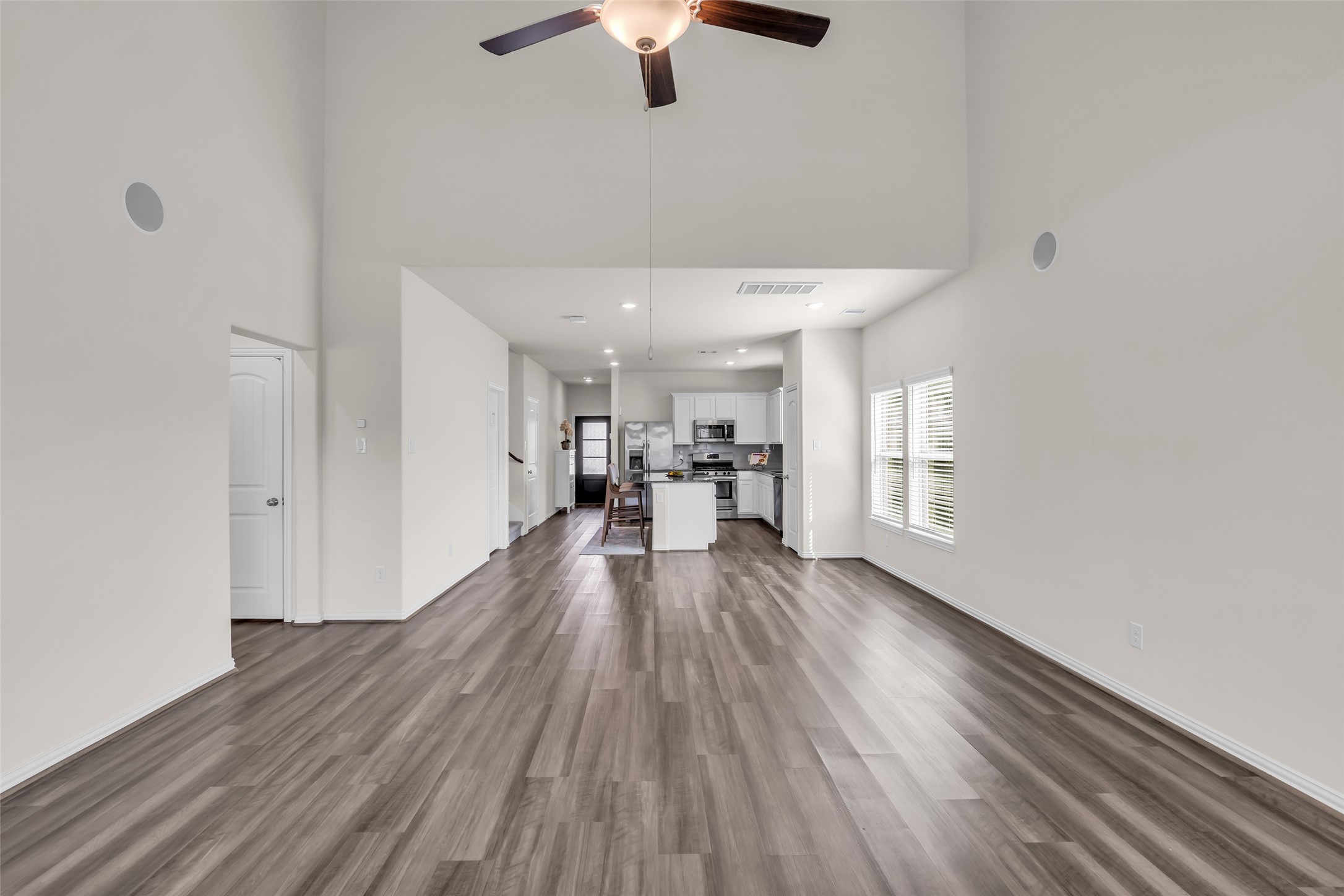 28130 Aspen Horizon Drive Spring, TX 77386 - Photo 19 of 39 wooden floor in an empty room with a window