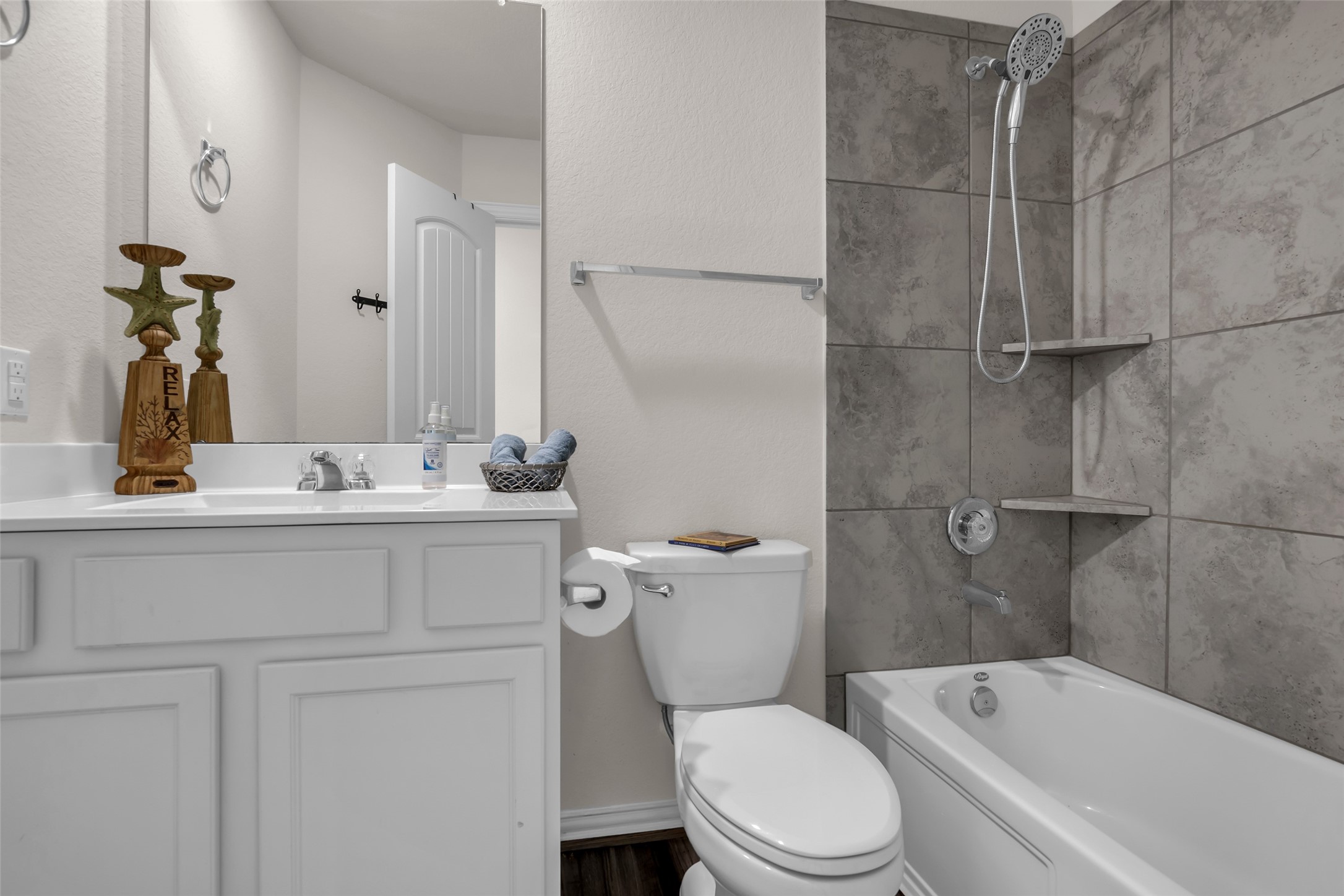 28130 Aspen Horizon Drive Spring, TX 77386 - Photo 28 of 39 a bathroom with a sink toilet and shower