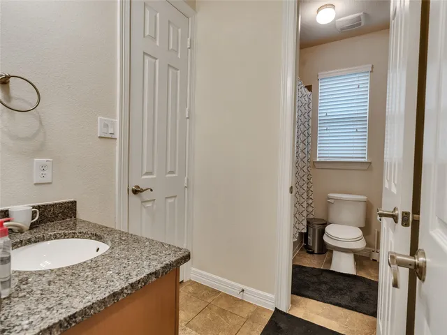 a view of a livingroom with a window