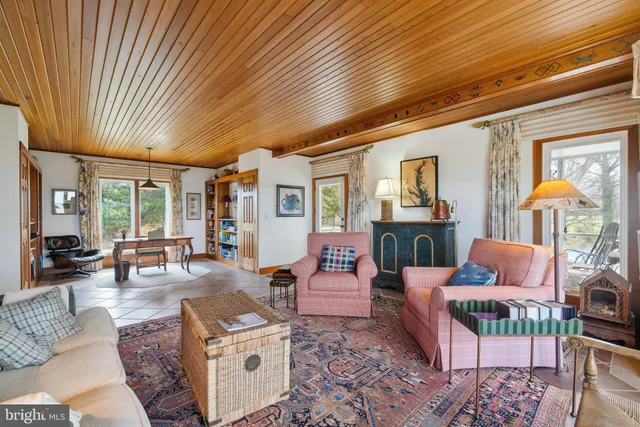 a view of a lake from a balcony