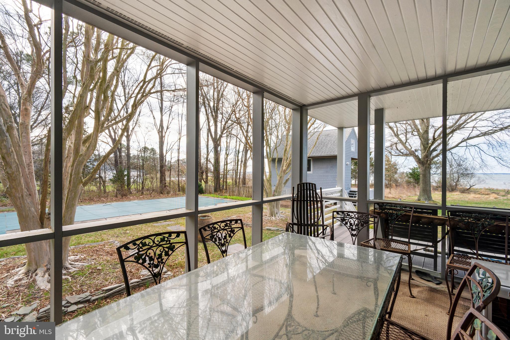26319 Chanticleer Road Oxford, MD 21654 - Photo 39 of 55 Screen porch #2 poolside