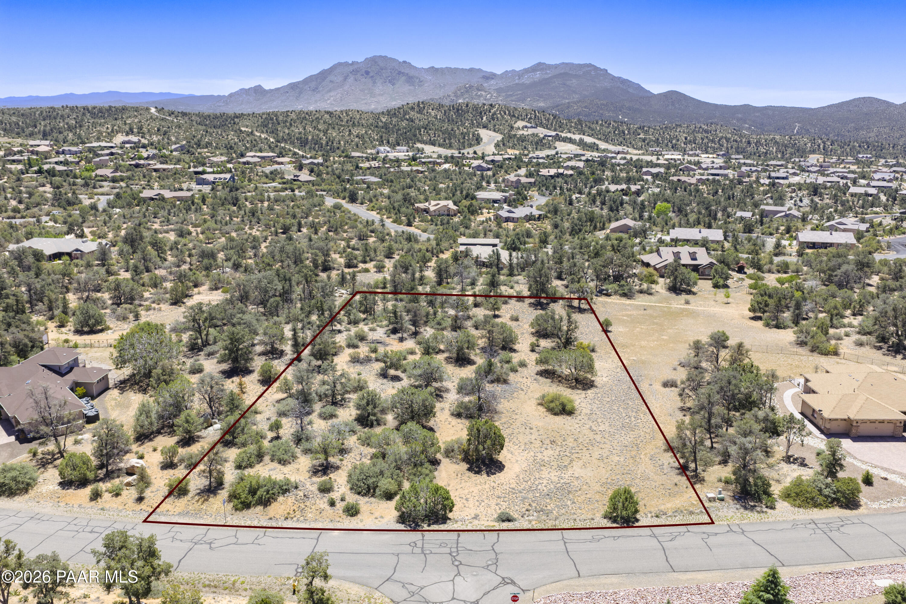 5825 West Almosta Ranch Road Prescott, AZ 86305 - Photo 1 of 19 a view of city and mountain