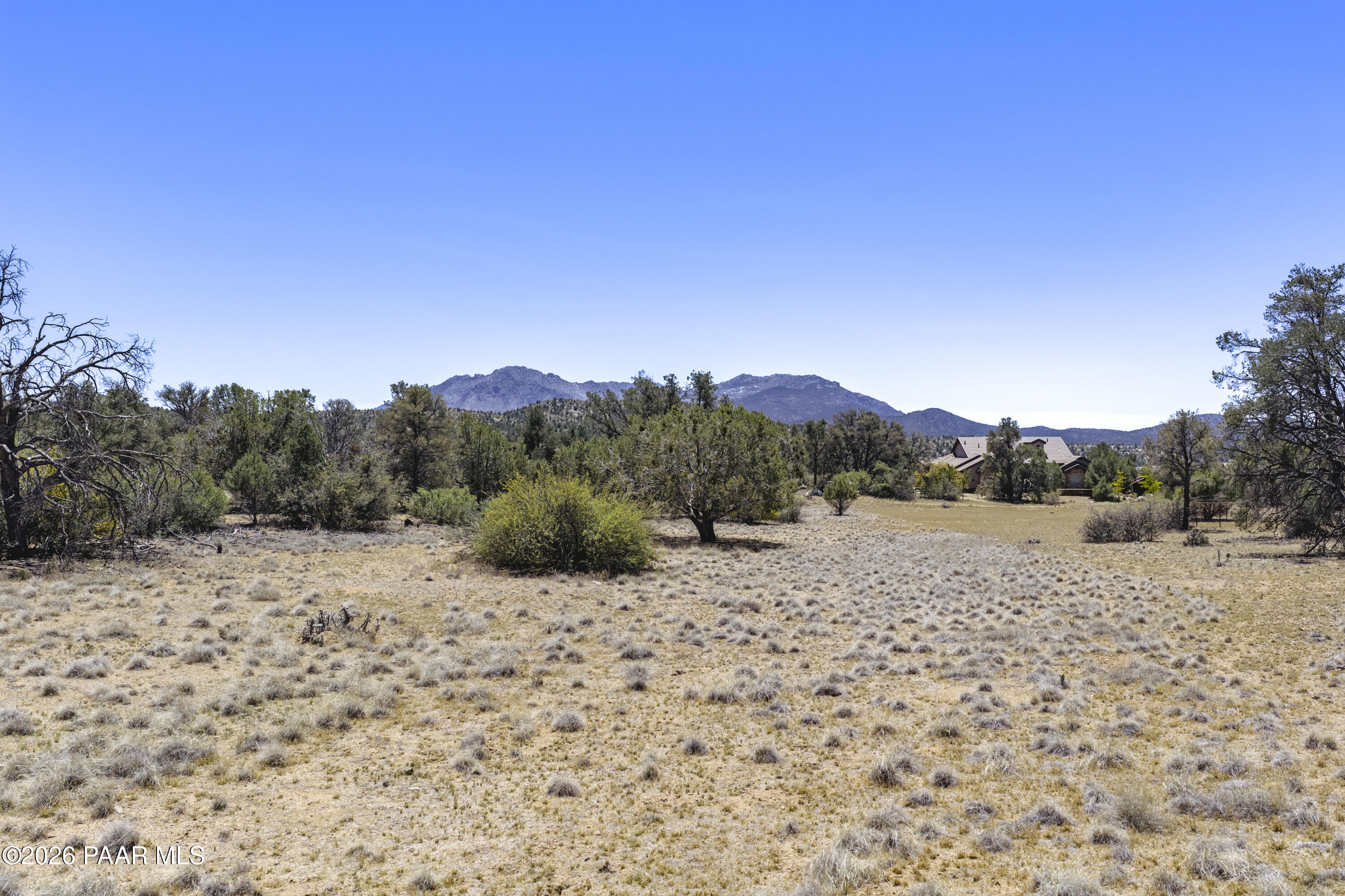 5825 West Almosta Ranch Road Prescott, AZ 86305 - Photo 2 of 19 a view of a dry yard with trees
