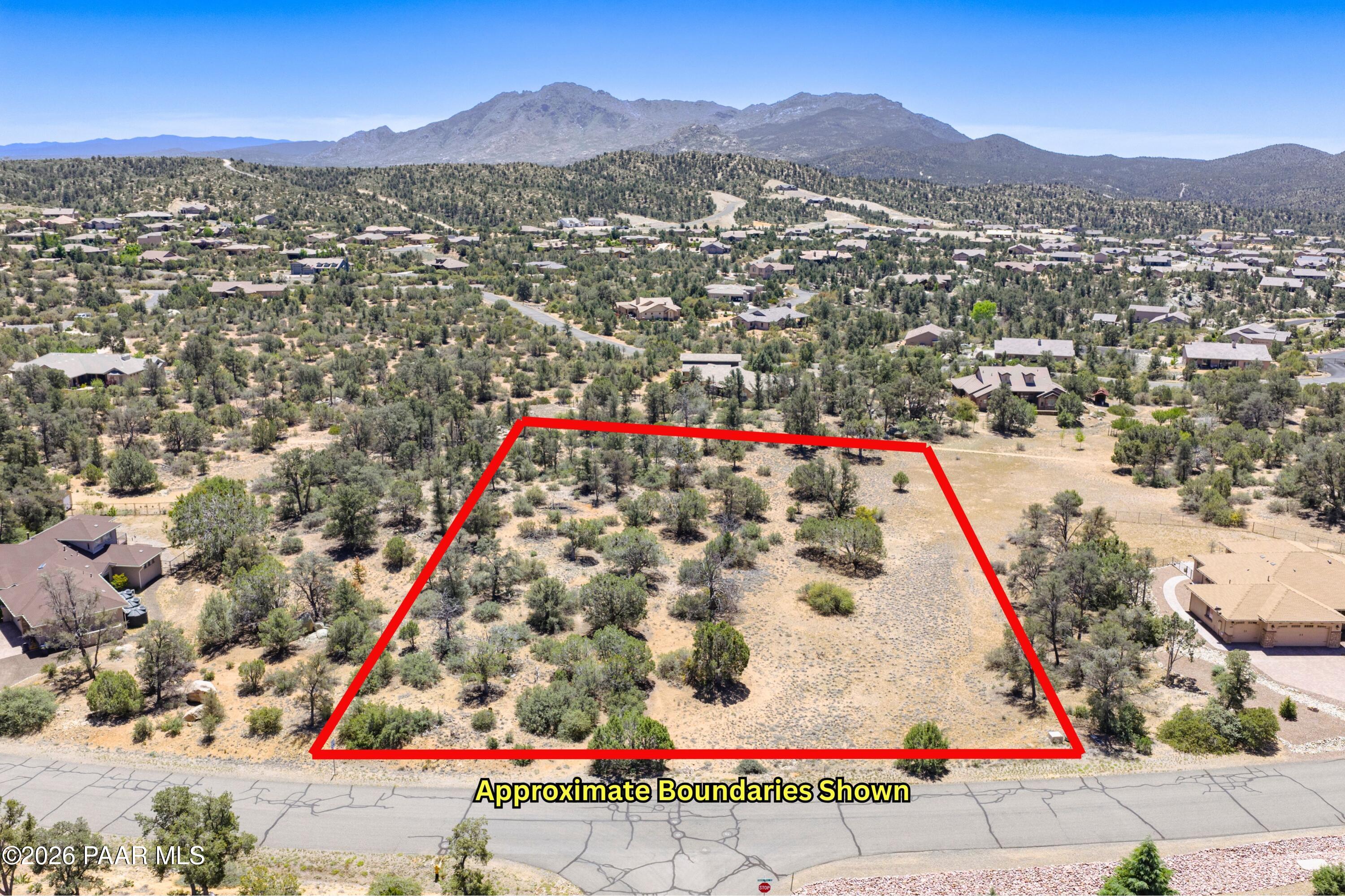 5825 West Almosta Ranch Road Prescott, AZ 86305 - Photo 3 of 19 a view of city and mountain