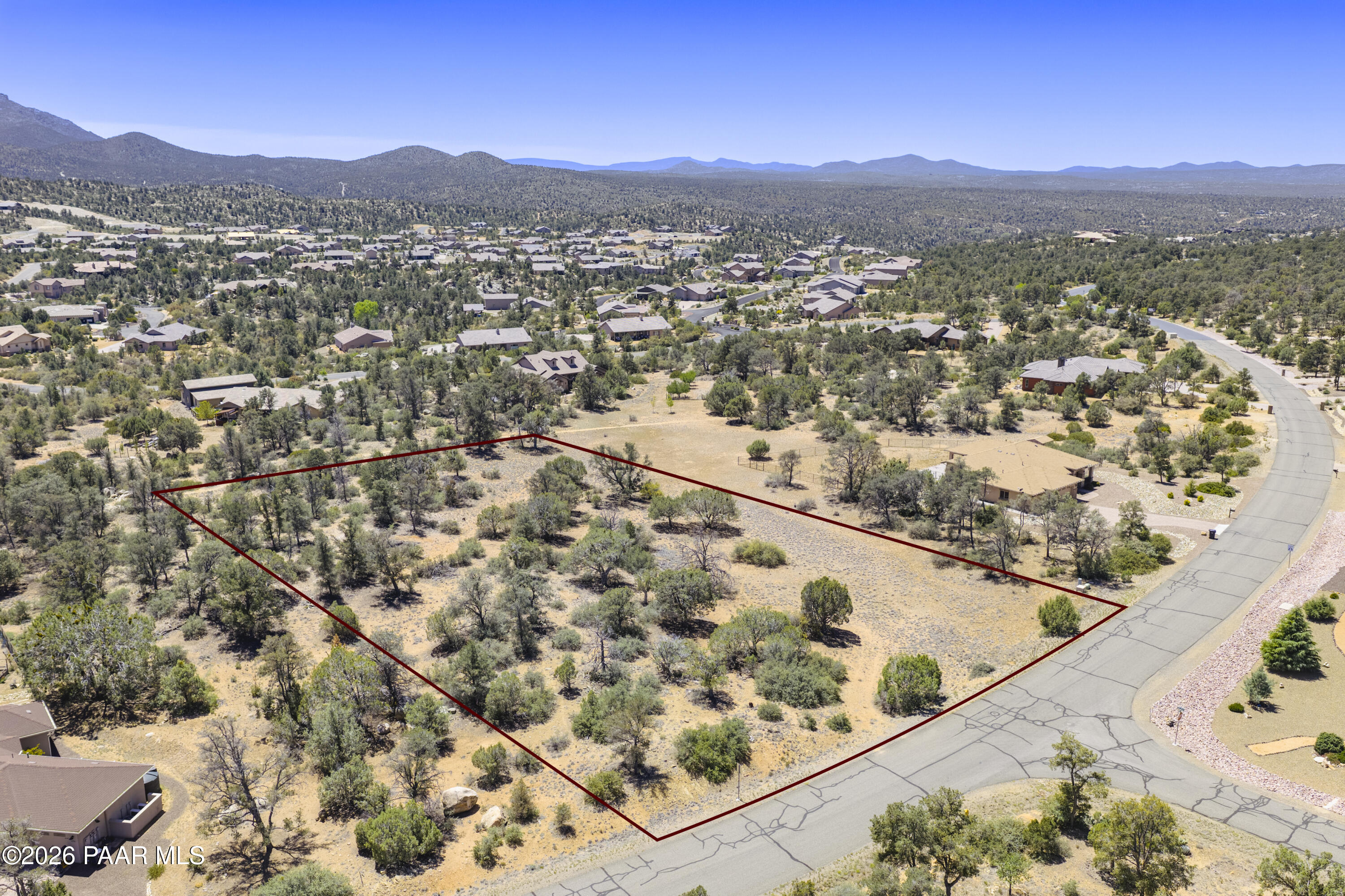 5825 West Almosta Ranch Road Prescott, AZ 86305 - Photo 4 of 19 view of city and mountain