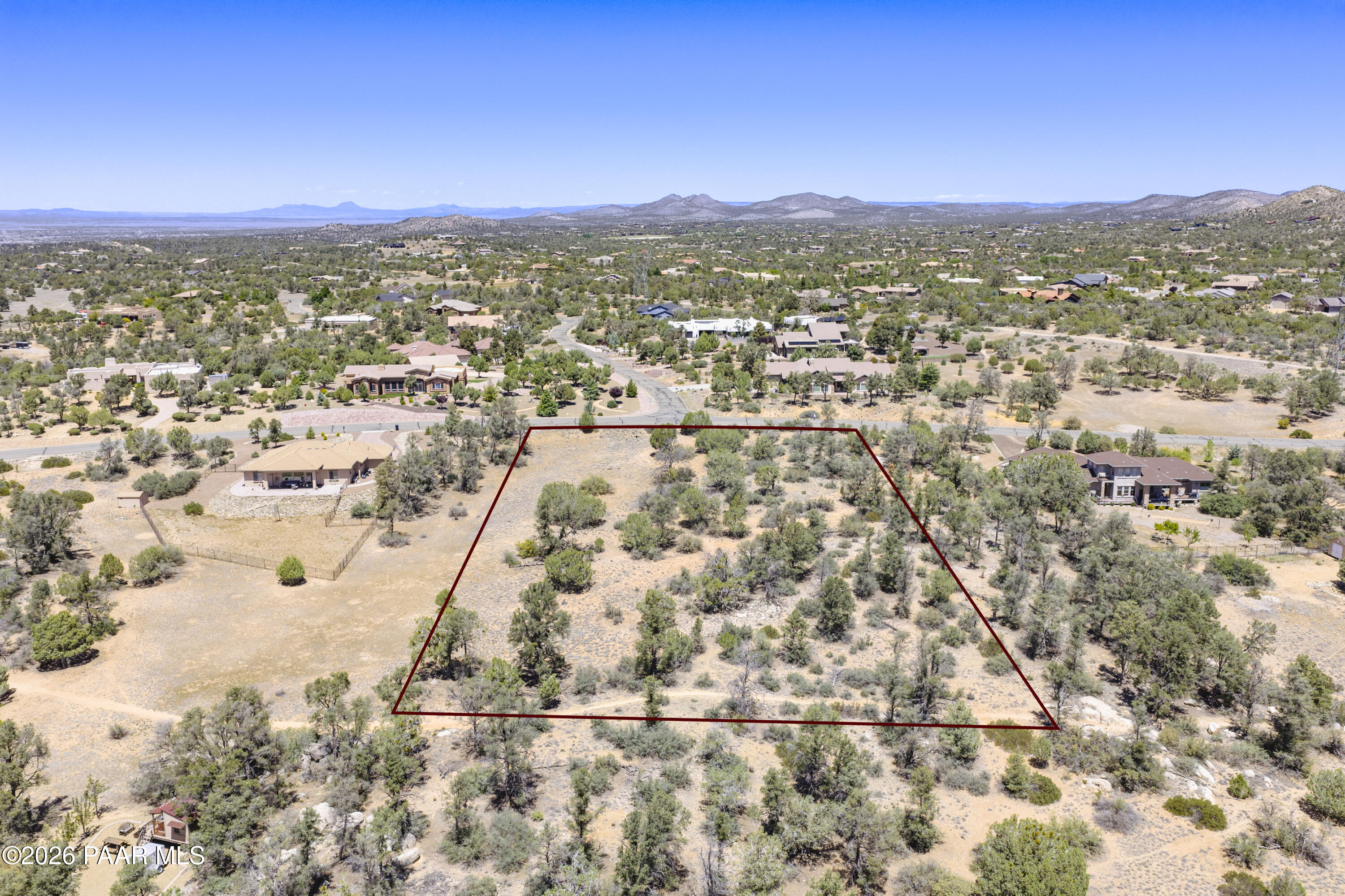 5825 West Almosta Ranch Road Prescott, AZ 86305 - Photo 6 of 19 a view of city and mountain