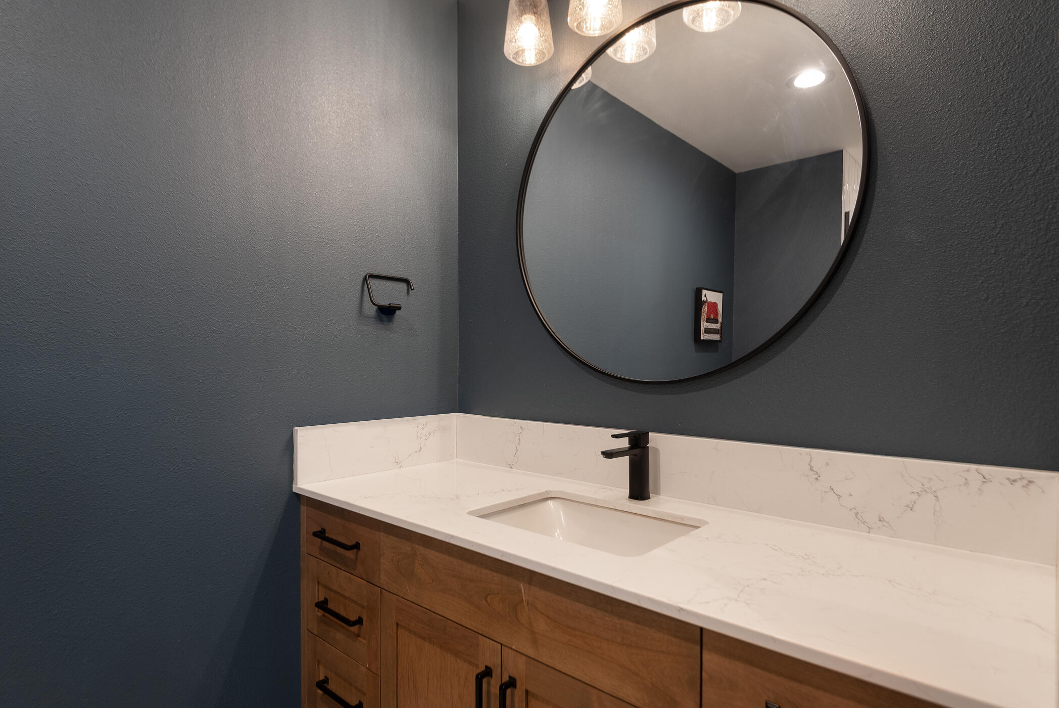60012 West Ridgeview Drive Bend, OR 97702 - Photo 26 of 55 a bathroom with a sink and a mirror