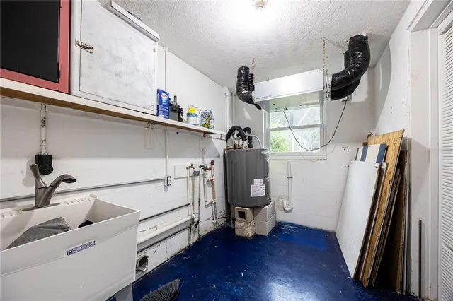 a view of living room with a large window