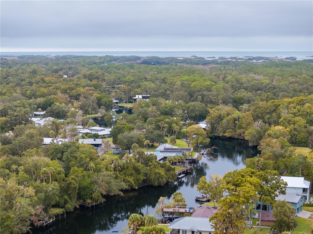 7 55th Street Yankeetown, FL 34498 - Photo 50 of 100 a view of a city with mountains in the background