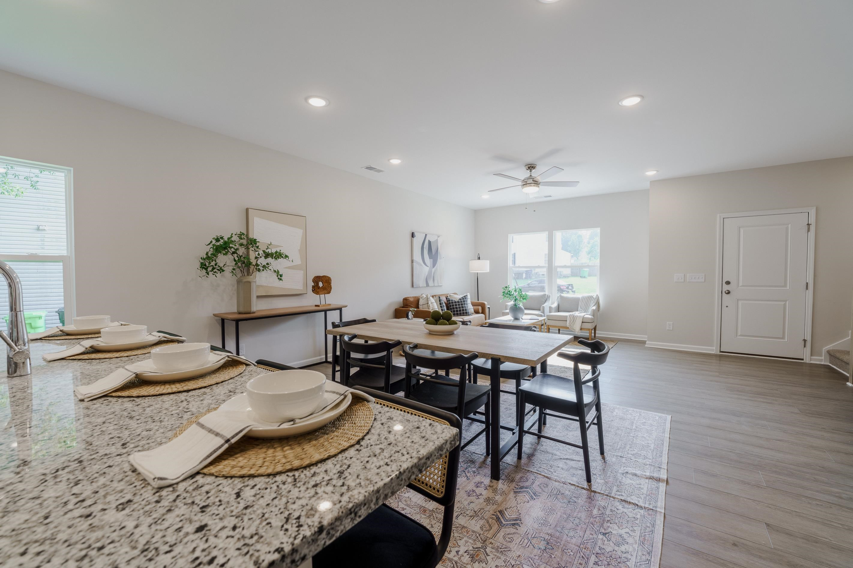 1309 Swingline Way Raleigh, NC 27610 - Photo 11 of 47 a dinning table and chairs in a room