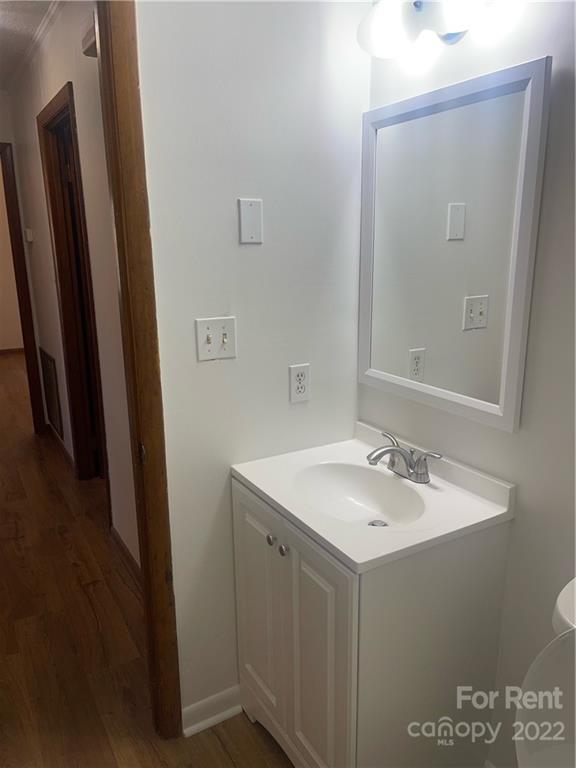 3538 Rudisill Road Newton, NC 28658 - Photo 14 of 20 a bathroom with a sink and a mirror