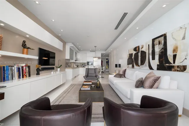 a view of a balcony with ocean view