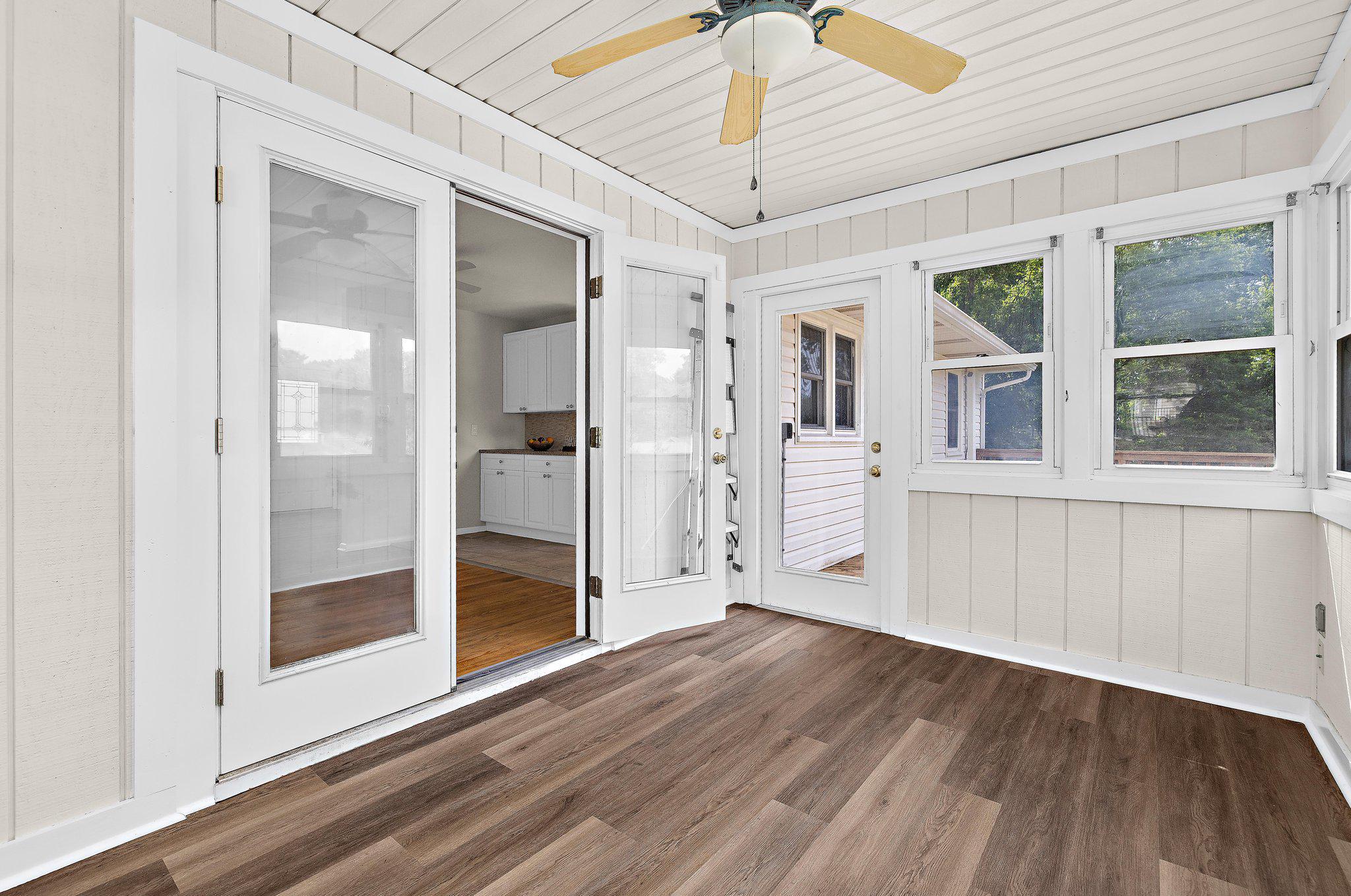 5822 Forest Hill Road Elkridge, MD 21075 - Photo 33 of 55 Sunroom with access to deck and house