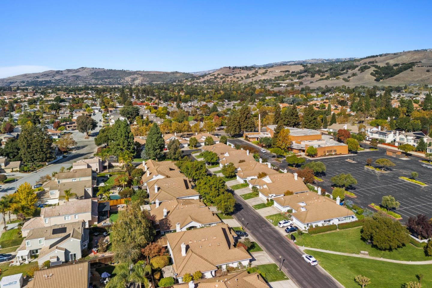 16950 Sugar Pine Drive Morgan Hill, CA 95037 - Photo 40 of 48 an aerial view of residential houses with outdoor space