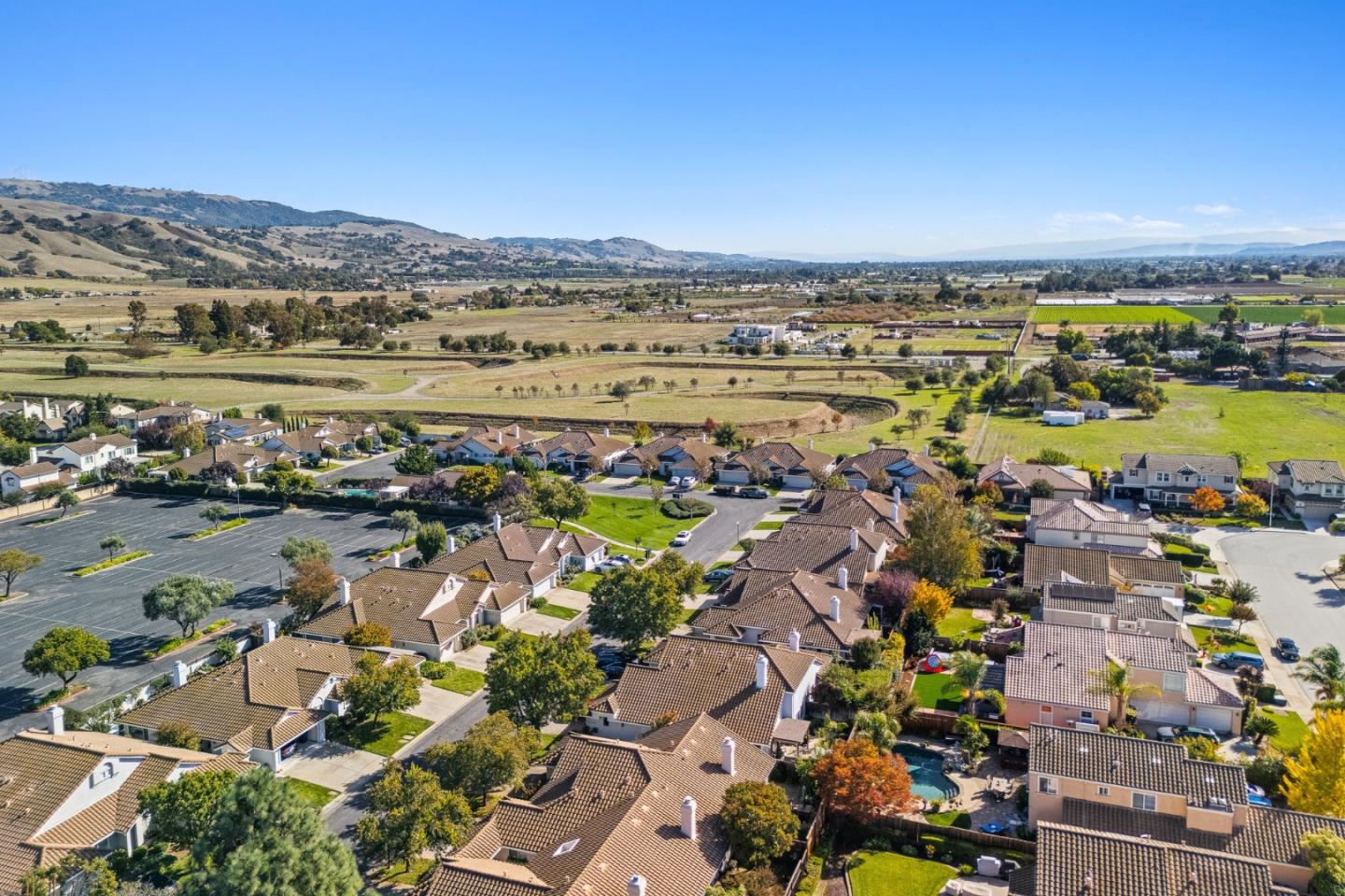 16950 Sugar Pine Drive Morgan Hill, CA 95037 - Photo 42 of 48 an aerial view of residential building and lake