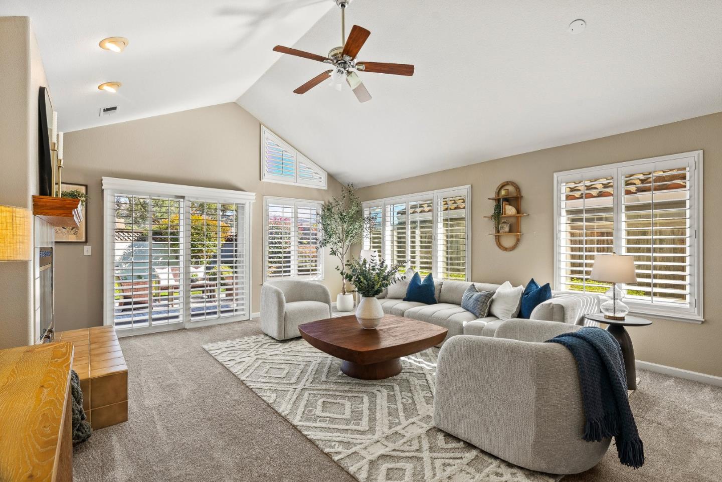 16950 Sugar Pine Drive Morgan Hill, CA 95037 - Photo 7 of 48 a living room with furniture and a large window