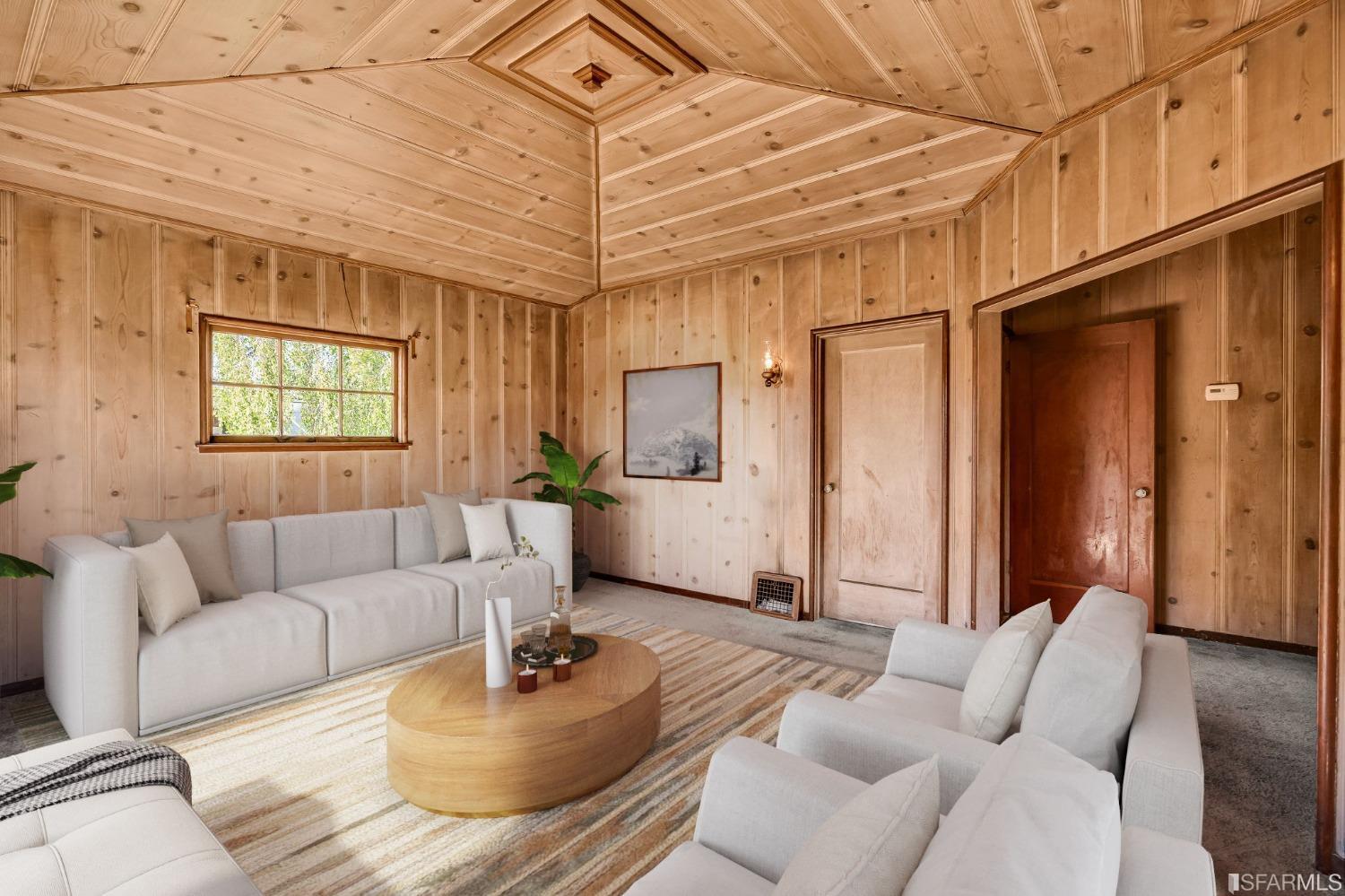 2123 Byron Street Berkeley, CA 94702 - Photo 42 of 54 a living room with furniture and a large window
