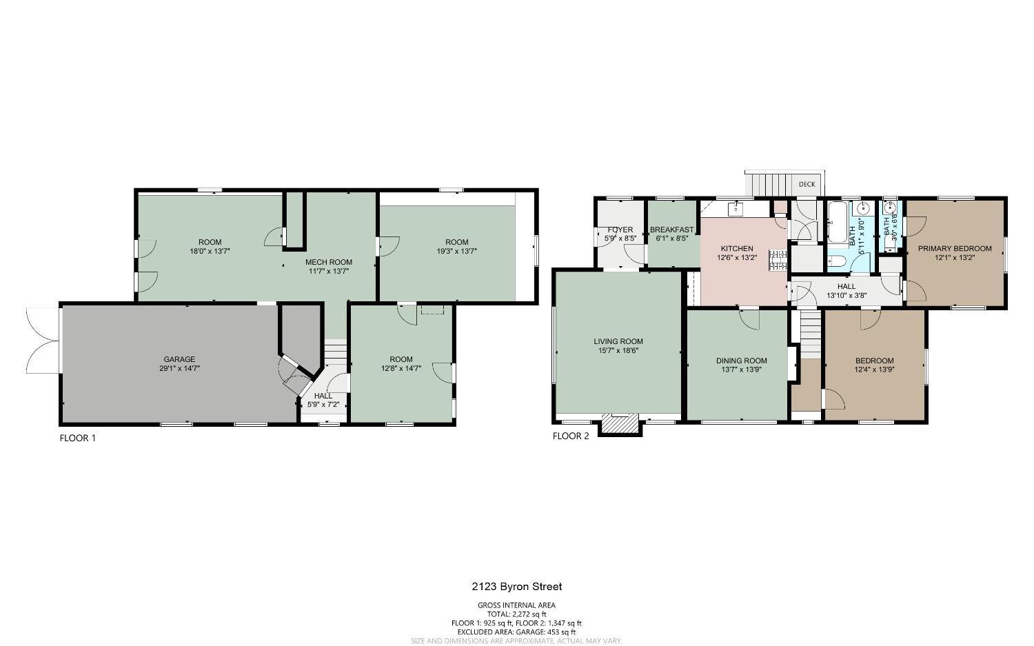 2123 Byron Street Berkeley, CA 94702 - Photo 8 of 54 a picture of a floor plan