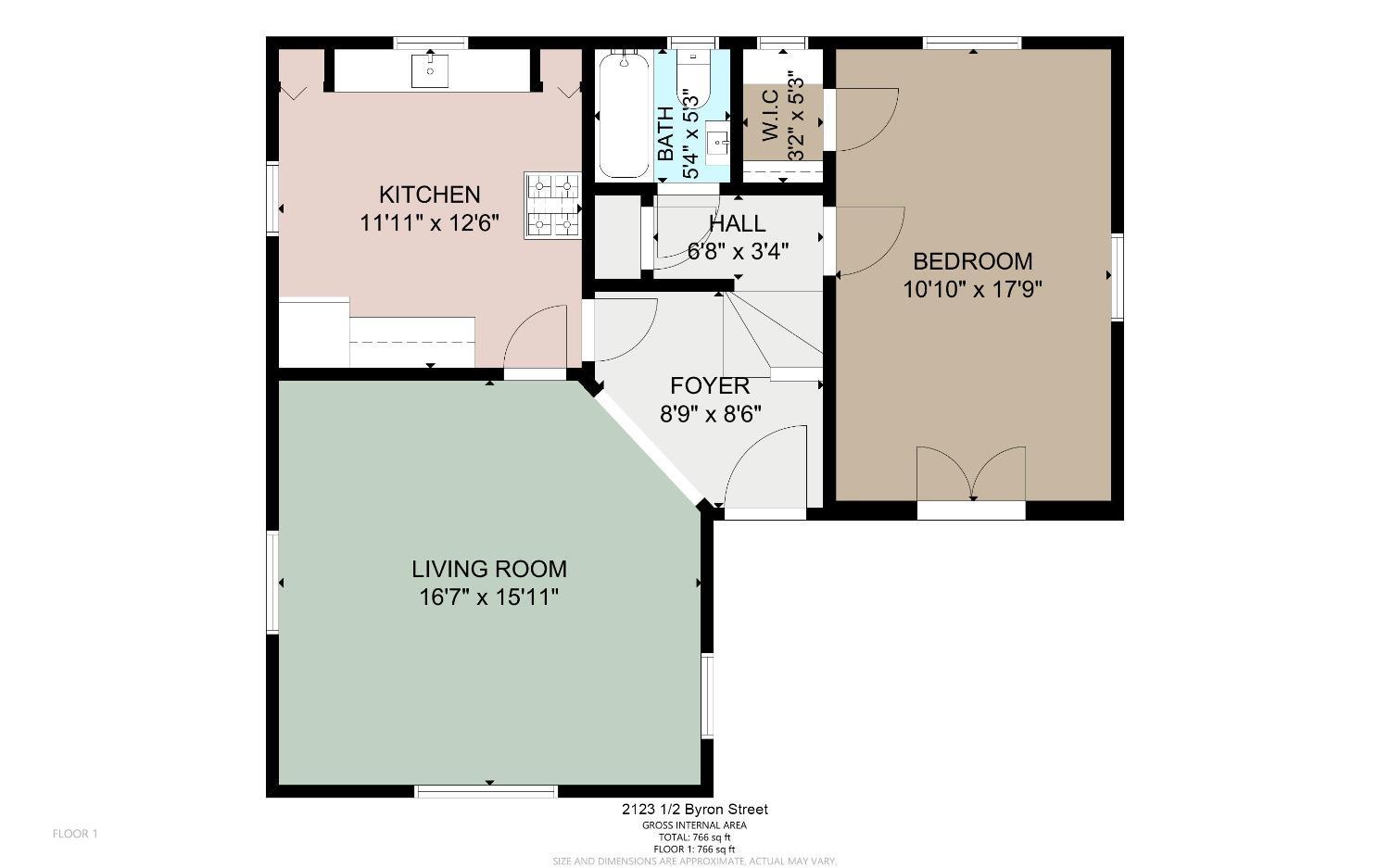 2123 Byron Street Berkeley, CA 94702 - Photo 9 of 54 a picture of a wall with a white wall