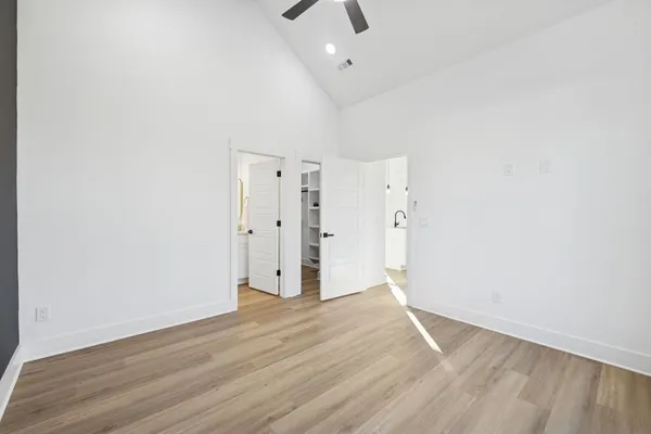 wooden floor in an empty room