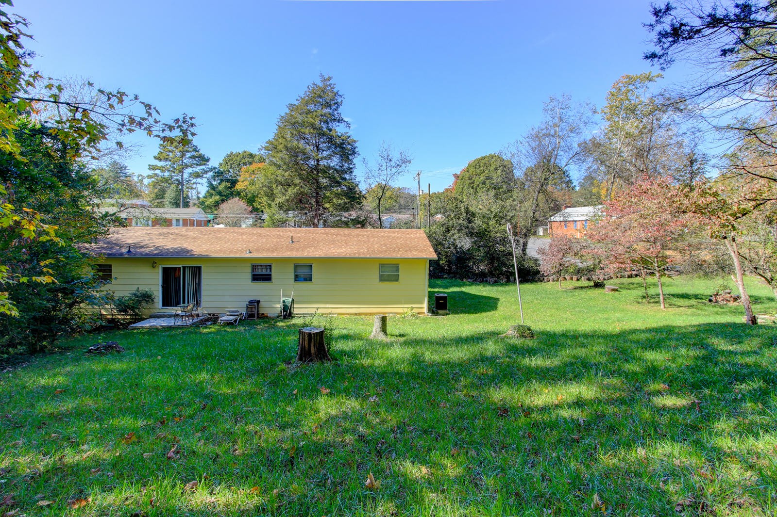 4422 Sullivan Road Knoxville, TN 37921 - Photo 4 of 15 a view of a white house with a big yard and potted plants