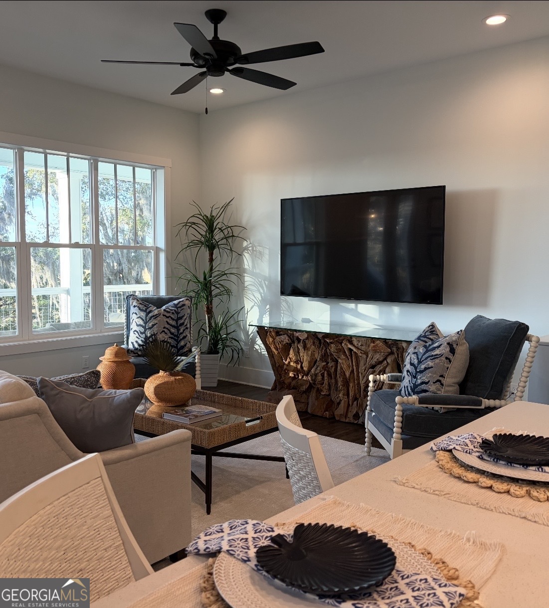 109 Becket Road St. Marys, GA 31558 - Photo 6 of 65 a living room with furniture and a flat screen tv