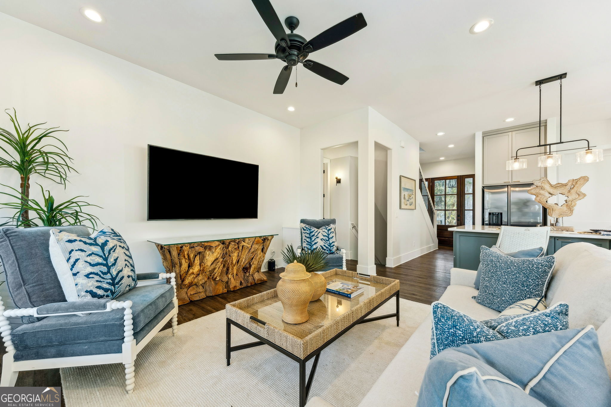 109 Becket Road St. Marys, GA 31558 - Photo 9 of 65 a living room with furniture and a flat screen tv