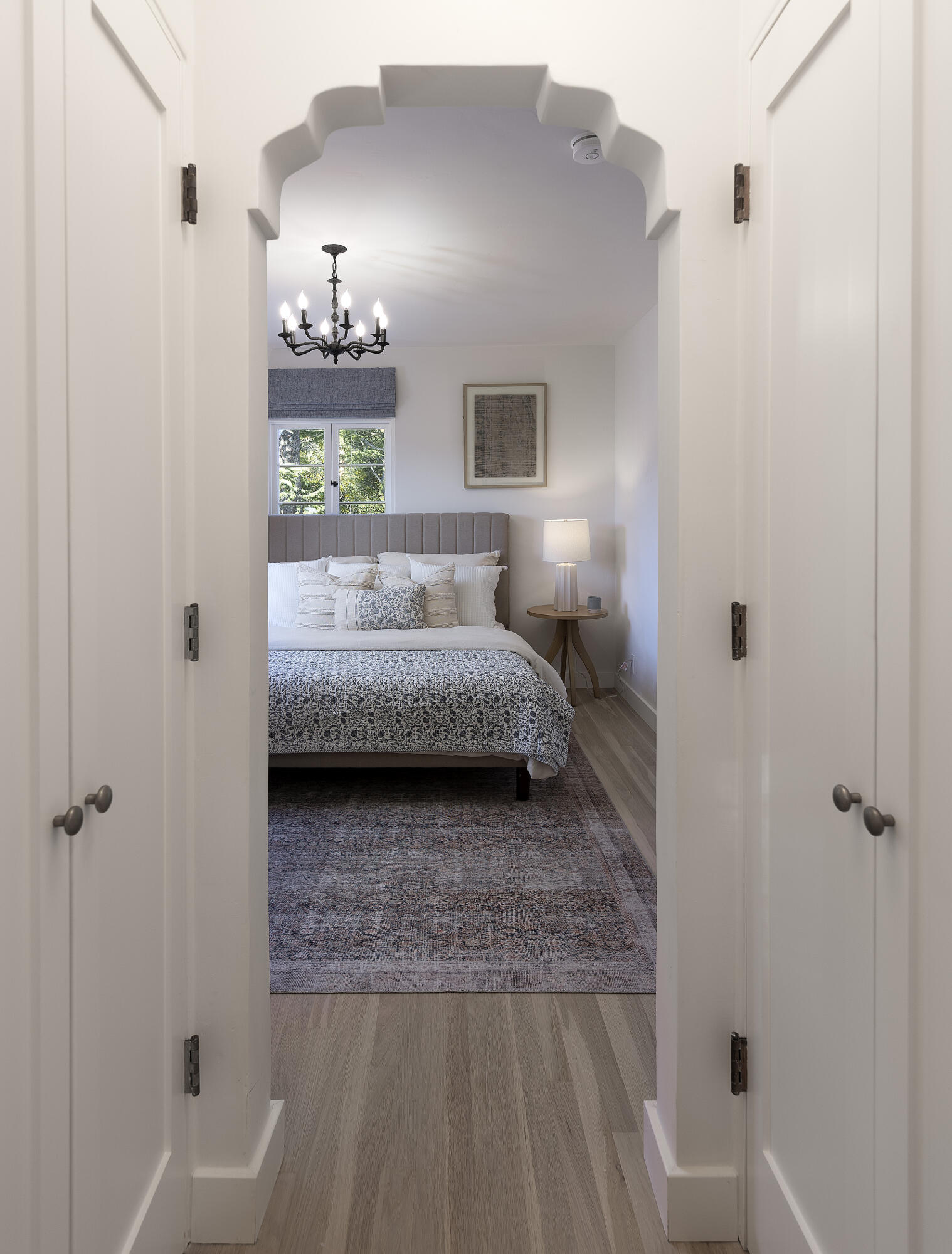 909 Chelham Way Montecito, CA 93108 - Photo 21 of 28 a en suite bathroom with a sink and a mirror