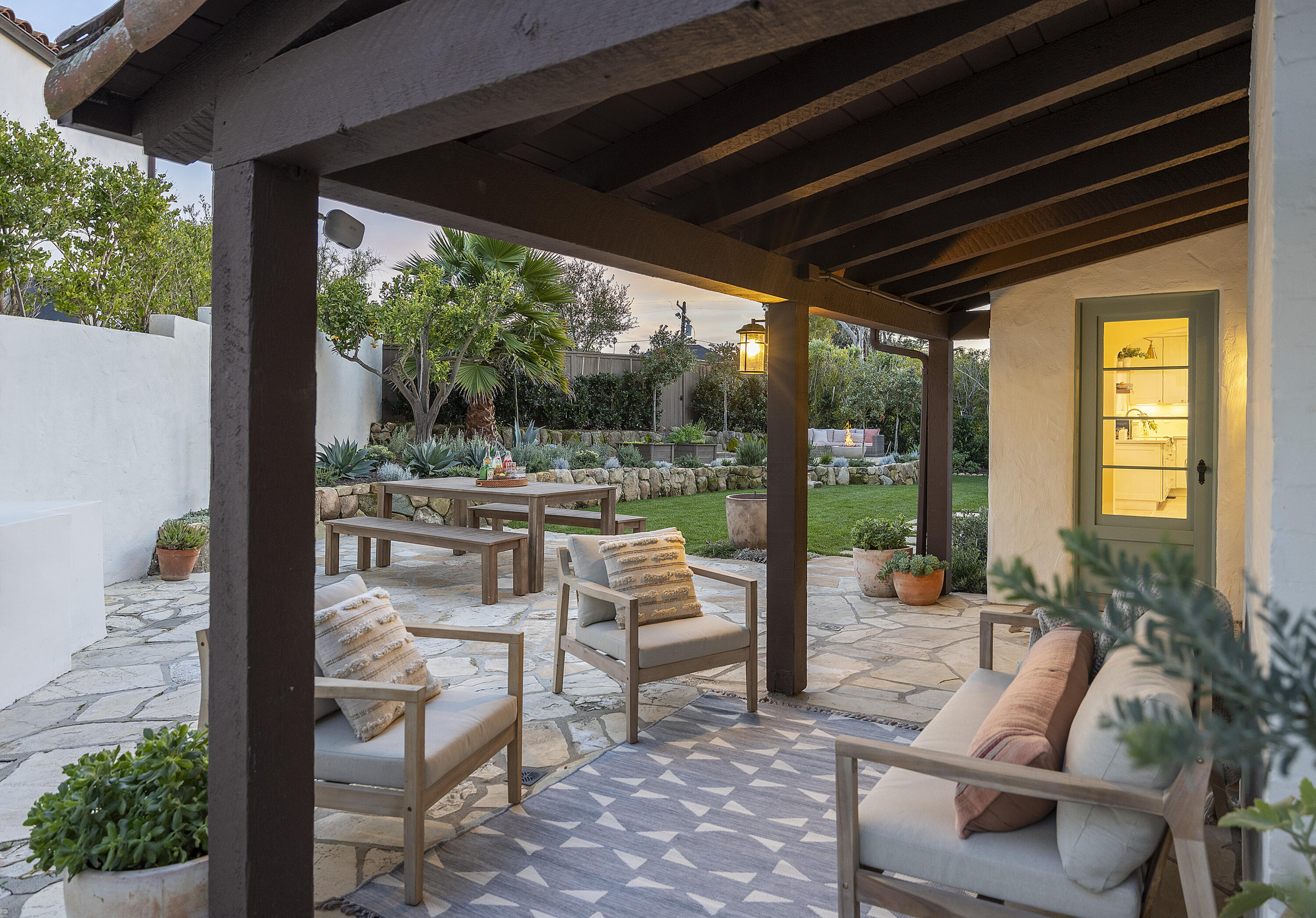 909 Chelham Way Montecito, CA 93108 - Photo 5 of 28 a outdoor space with patio the garden view