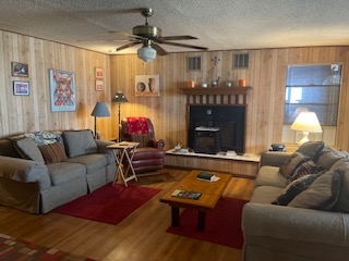7371 Miller Creek Loop Johnson City, TX 78636 - Photo 8 of 37 a living room with furniture and a fireplace