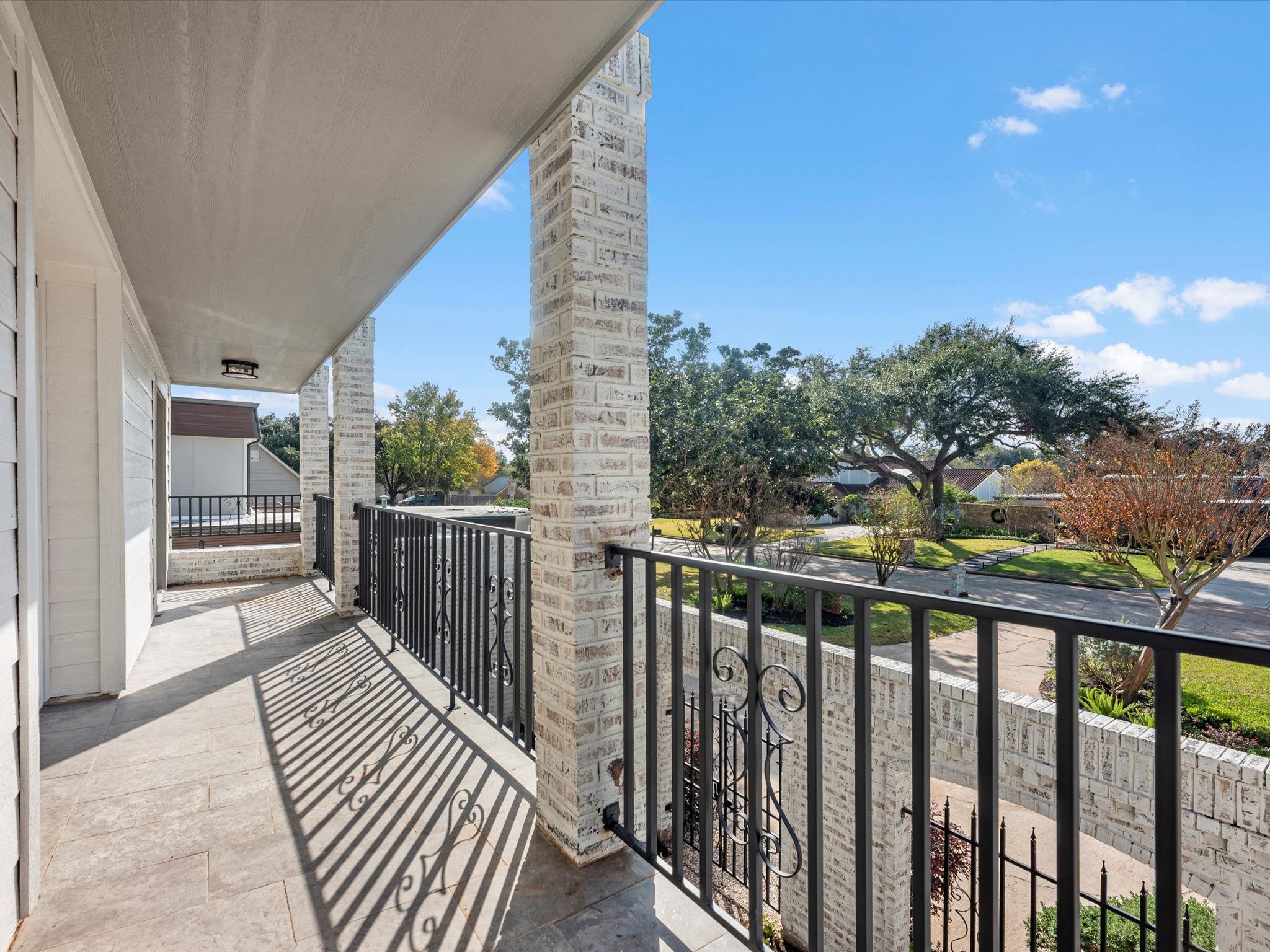 3514 La Costa Road Missouri City, TX 77459 - Photo 29 of 38 a balcony of view with wooden floor