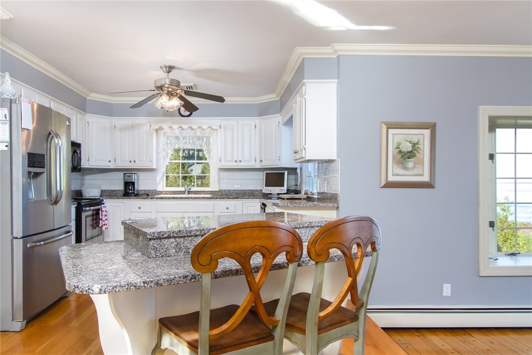 1046 East Shore Road Jamestown, RI 02835 - Photo 16 of 29 main level kitchen with large island