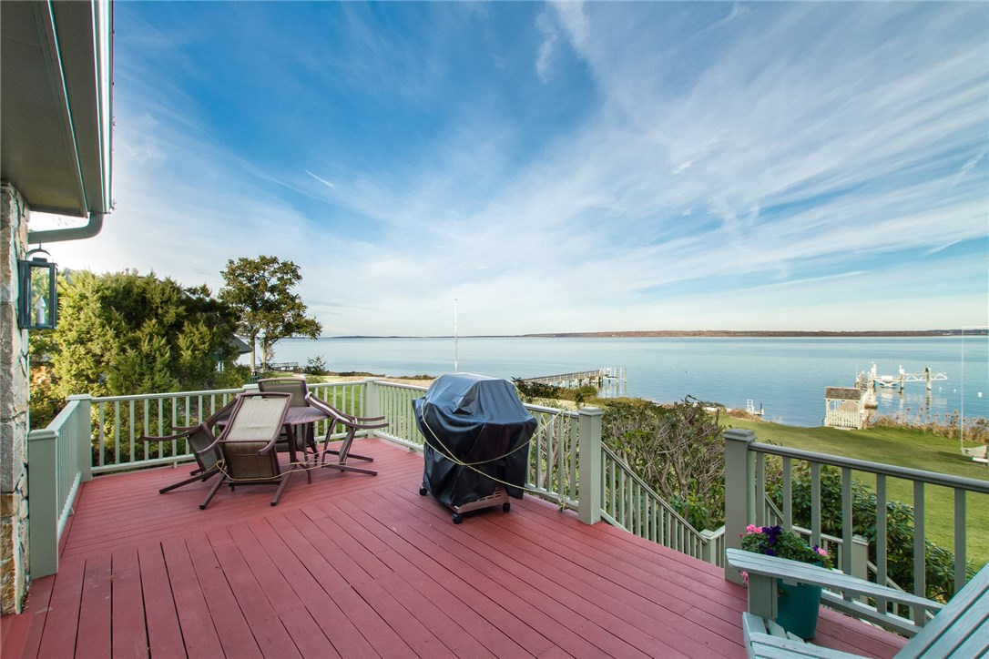 1046 East Shore Road Jamestown, RI 02835 - Photo 10 of 29 Spacious deck off the dining area ideal for grilling
