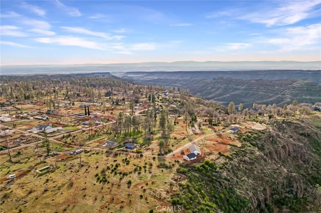 a view of city and mountain