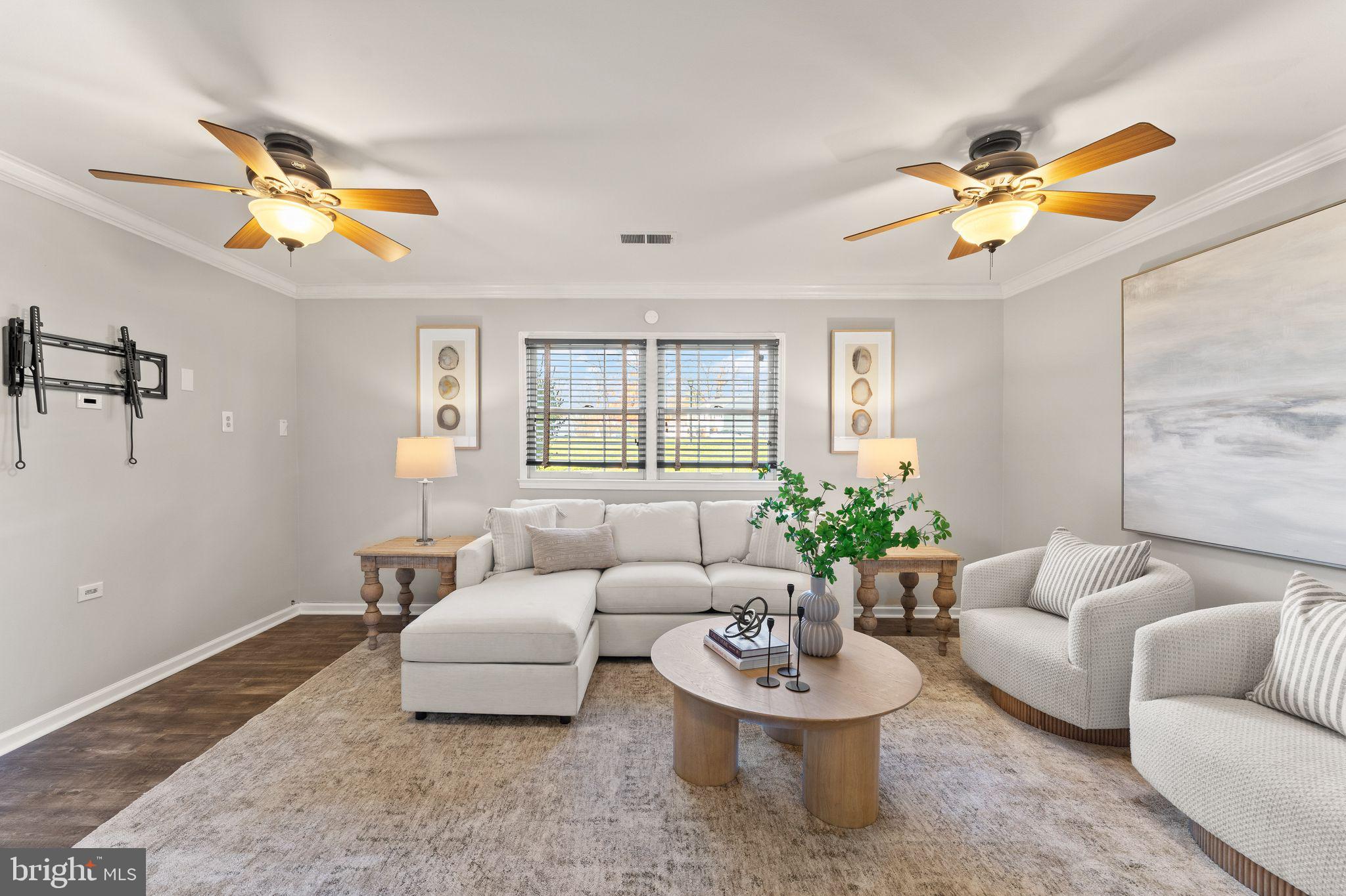 6101 Briarview Court Alexandria, VA 22310 - Photo 25 of 44 a living room with furniture and wooden floor