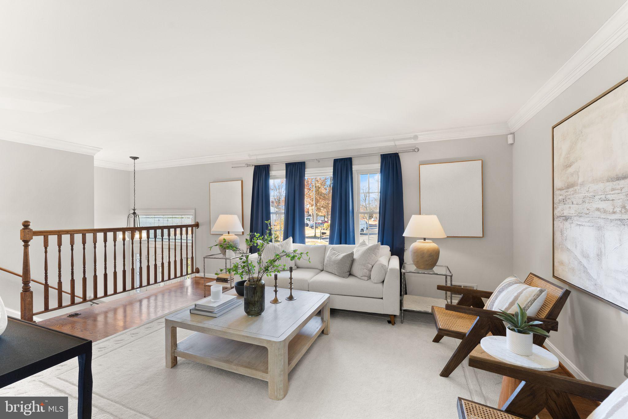 6101 Briarview Court Alexandria, VA 22310 - Photo 9 of 44 a living room with furniture and a large window