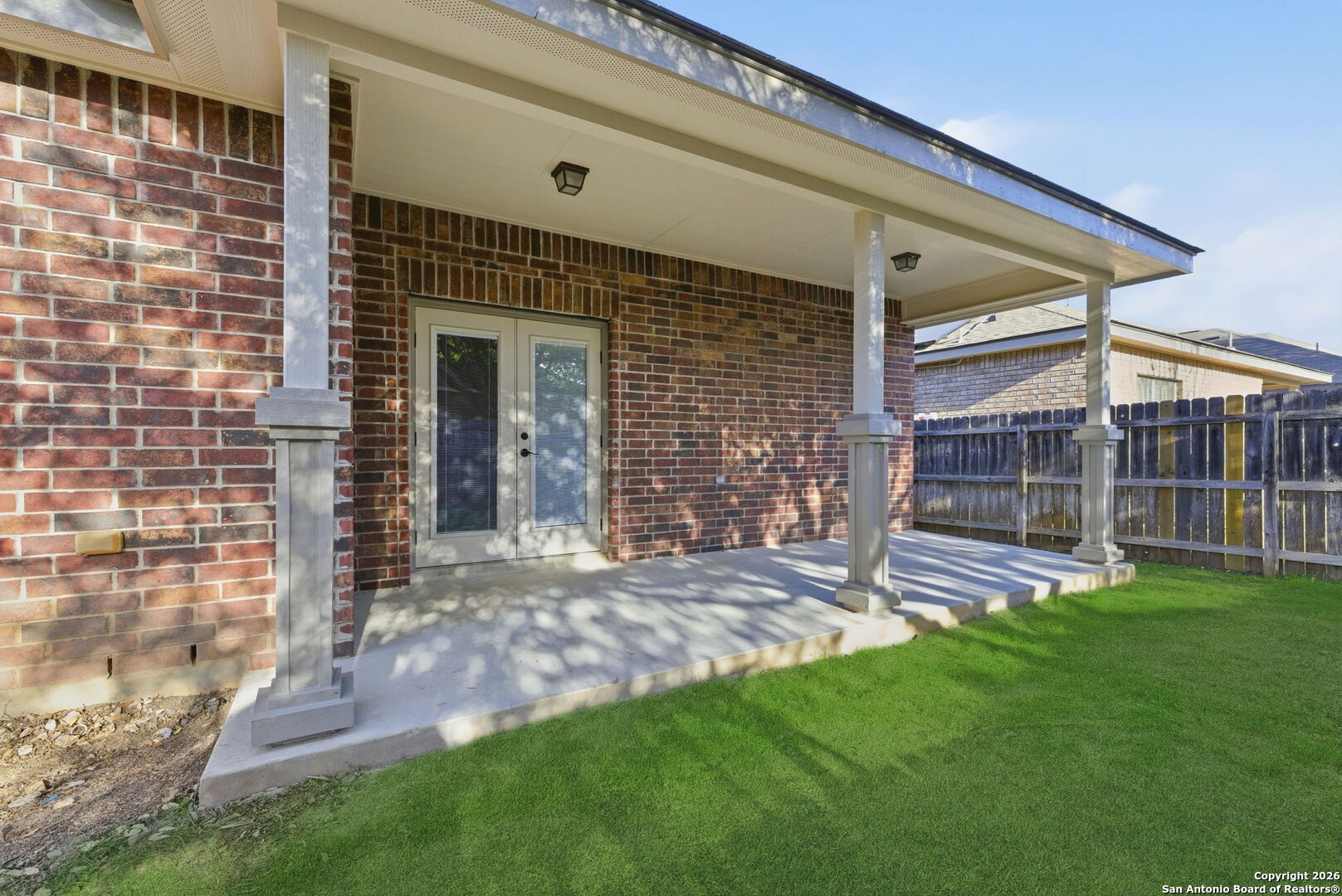 10510 Corvey Lane Helotes, TX 78023 - Photo 25 of 40 a view of a porch with a yard