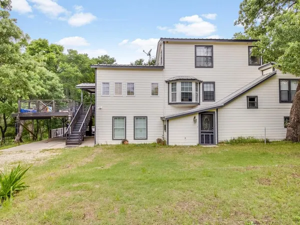 a view of a house with patio