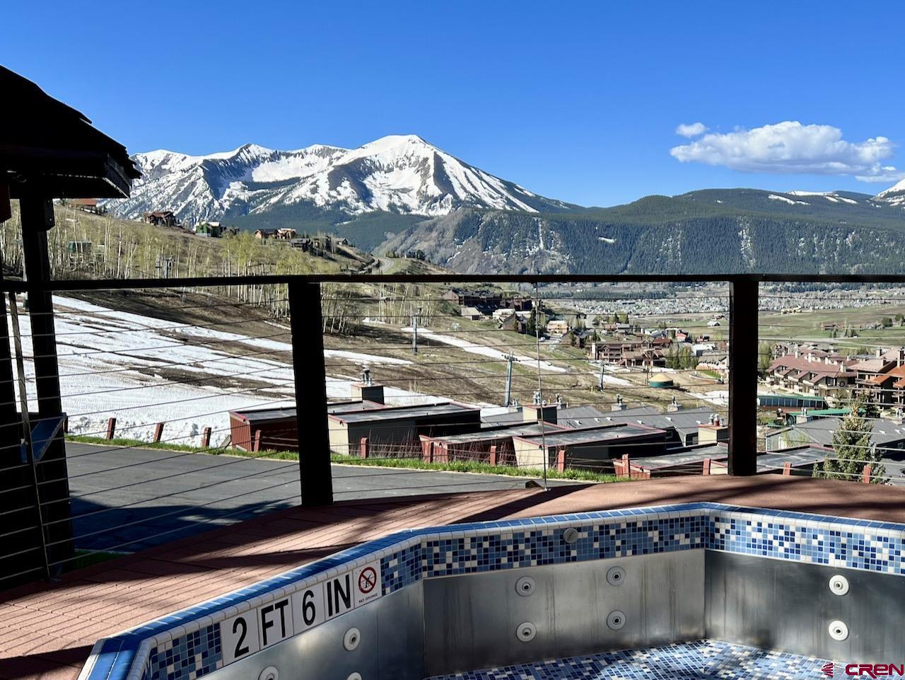 51 Whetstone Road, Unit 2306 Crested Butte, CO 81225 - Photo 37 of 44 a view of a balcony with an outdoor space