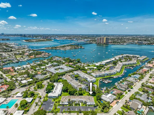 a view of a city with an ocean