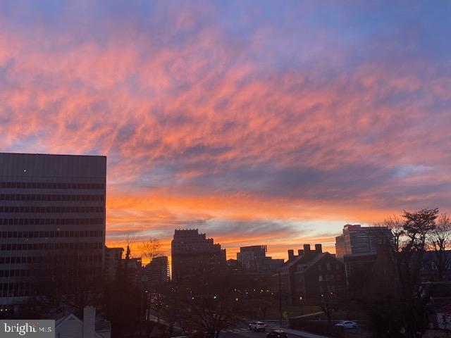 4242 East-West Highway, Unit 414 Chevy Chase, MD 20815 - Photo 2 of 66 Views from unit of downtown Bethesda & Sunset.