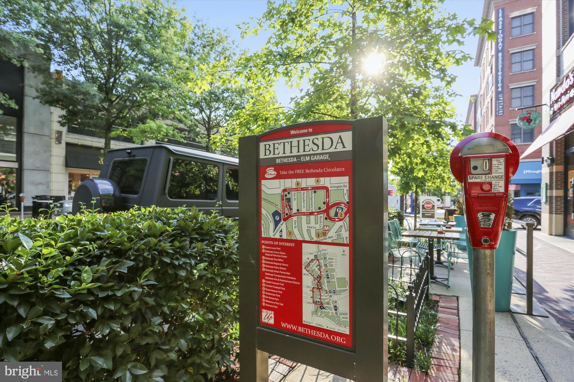 4242 East-West Highway, Unit 414 Chevy Chase, MD 20815 - Photo 48 of 66 a sign that is on the side of a building