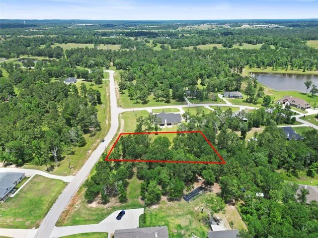 a view of a garden with lake