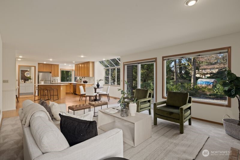 14610 Southeast 184th Place Renton, WA 98058 - Photo 25 of 31 a living room with furniture and floor to ceiling windows