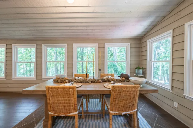 a bedroom with a bed and a closet