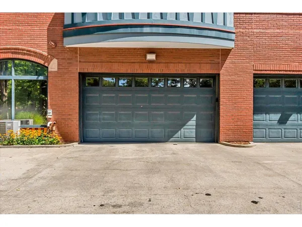 a aerial view of a house with garden