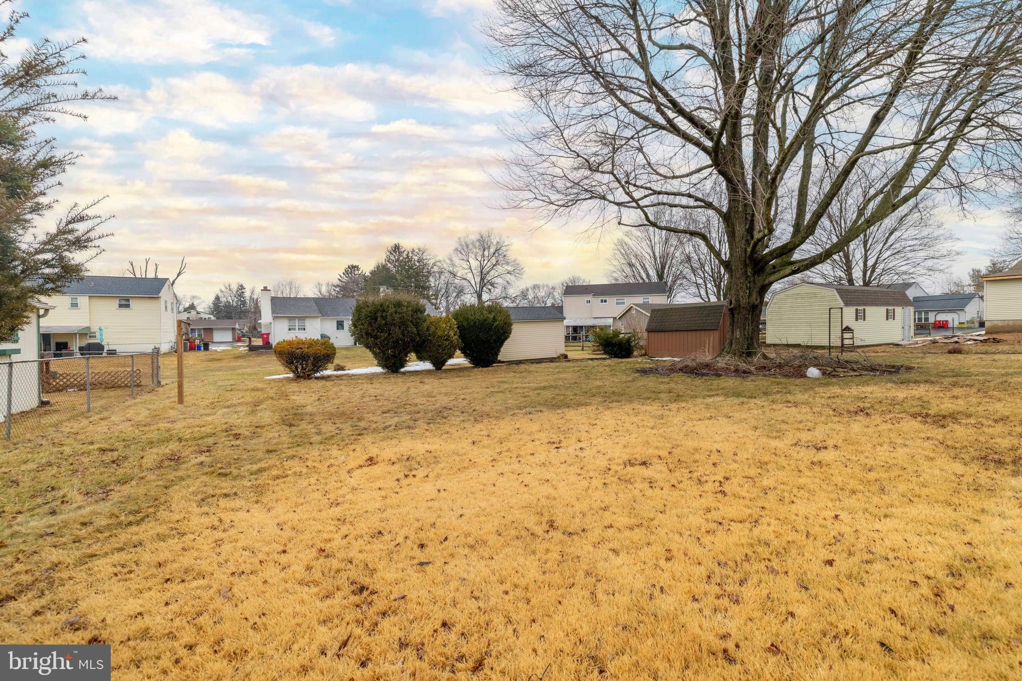 1413 Foster Road Warminster, PA 18974 - Photo 27 of 30 a view of yard covered with snow